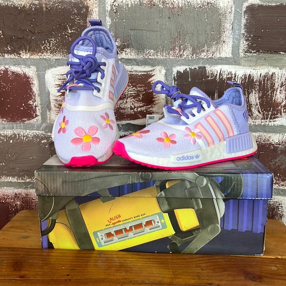 NIB ADIDAS NMD R1C Monsters, Inc. Edition, Girls sz 13K.